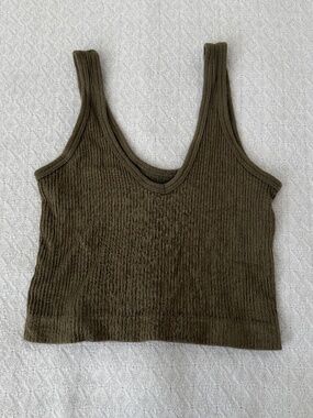 urban outfitters tank top  size medium   details: -seamless -olive green  -stret